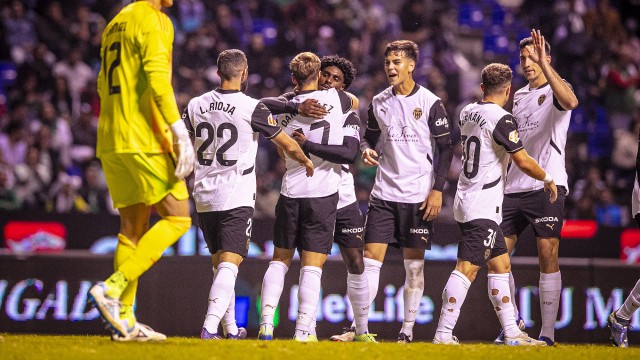 El Valencia empata contra la selección mexicana