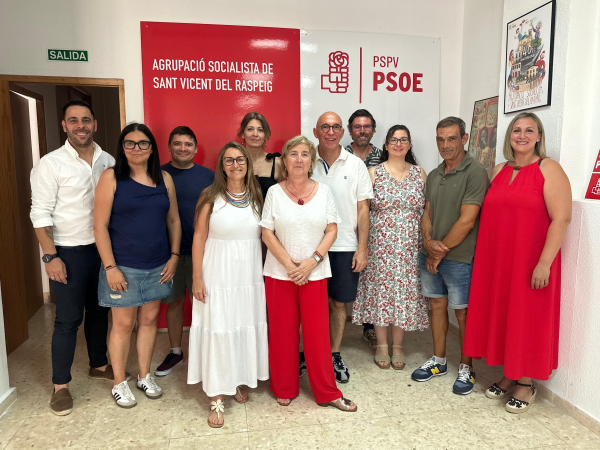 María Jesús Moreno, nueva secretaria general del PSOE de San Vicente con el 60% de los votos