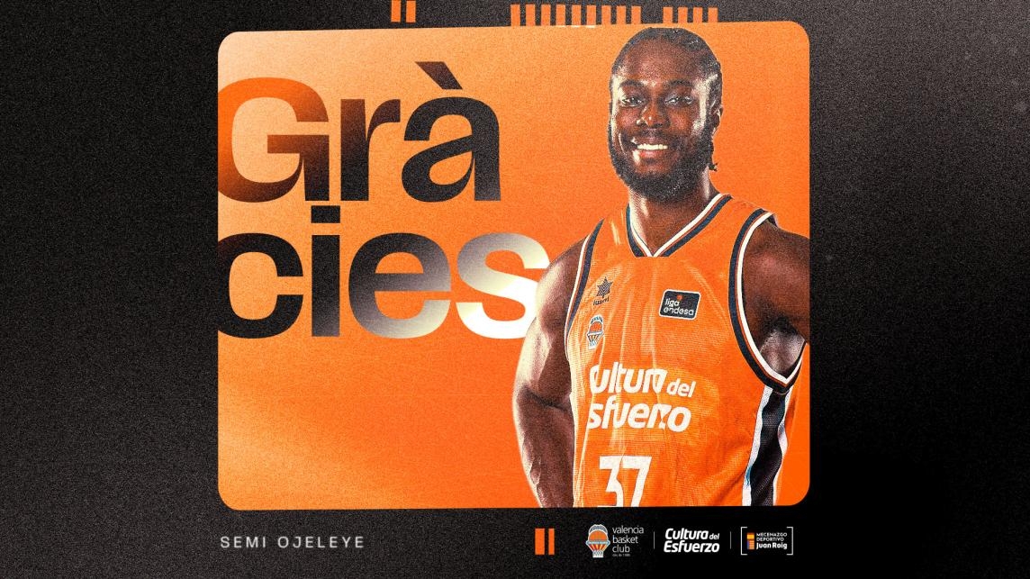 Semi Ojeleye no seguirá en Valencia Basket y firma con el Estrella Roja