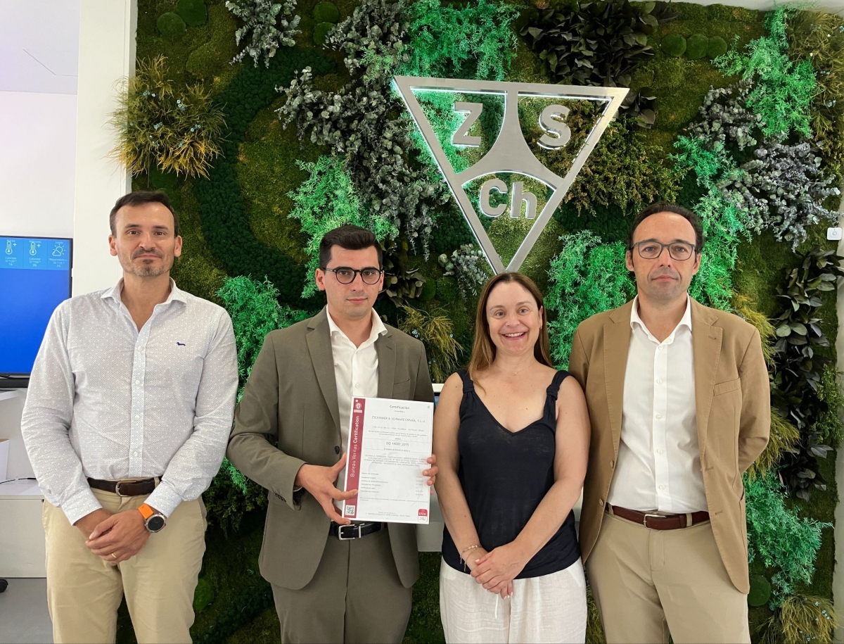 Vila-real suma puntos verdes: Zschimmer & Schwarz logra la mayor certificación por su gestión ambiental