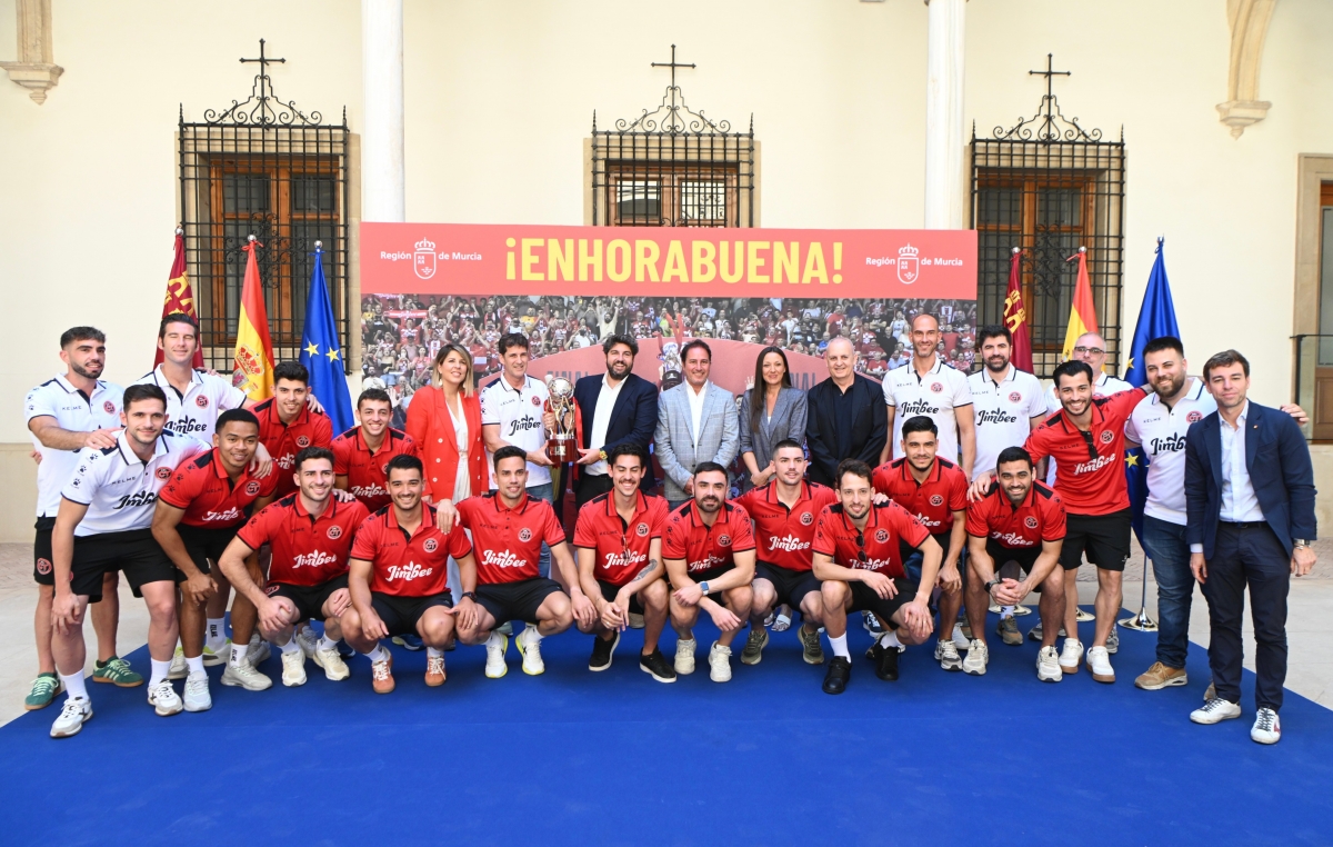 López Miras, en la recepción al Jimbee campeón: 