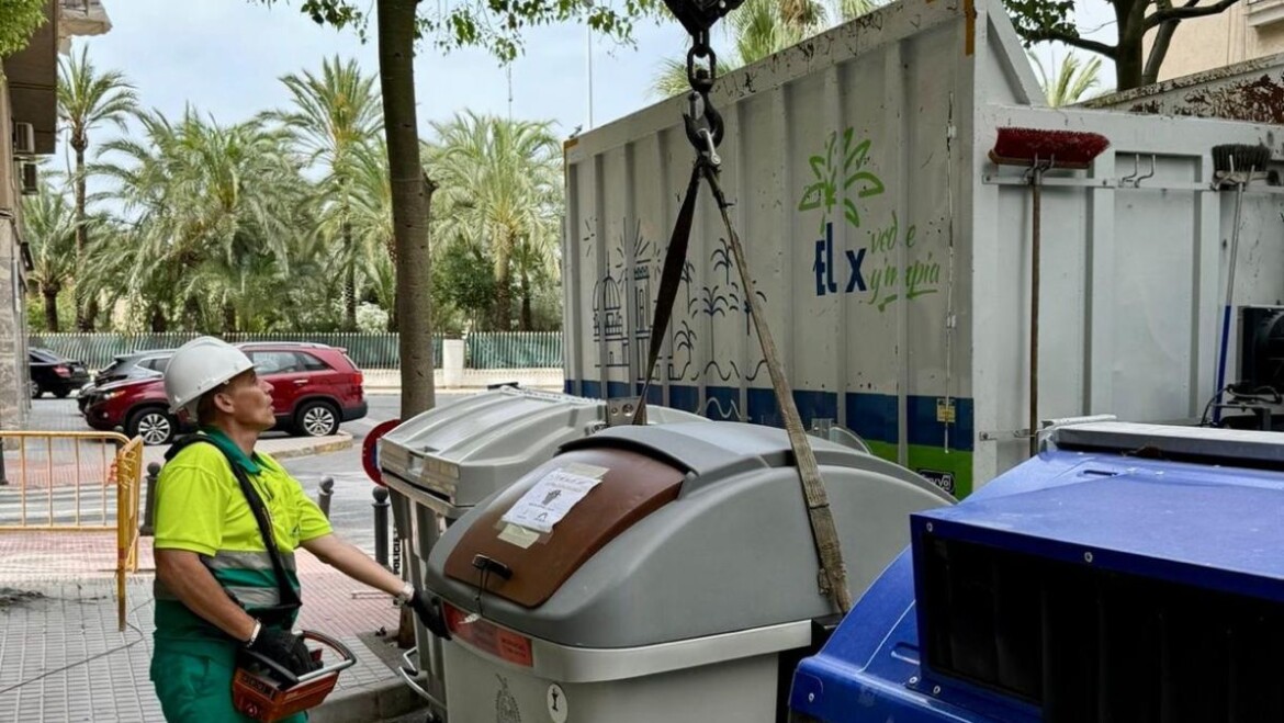 El contenedor marrón llega a todas las pedanías de Elche