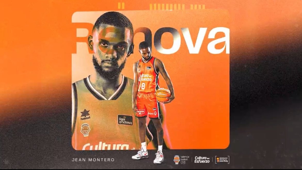 Jean Montero renueva con Valencia Basket hasta 2028