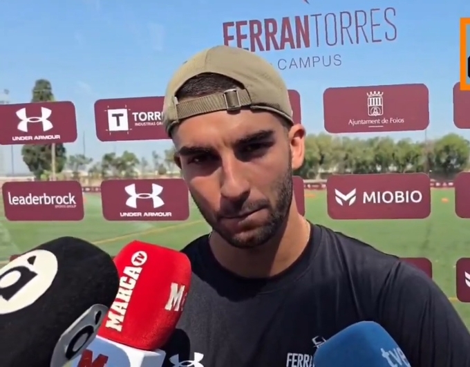 Ferran Torres sobre Mosquera: 