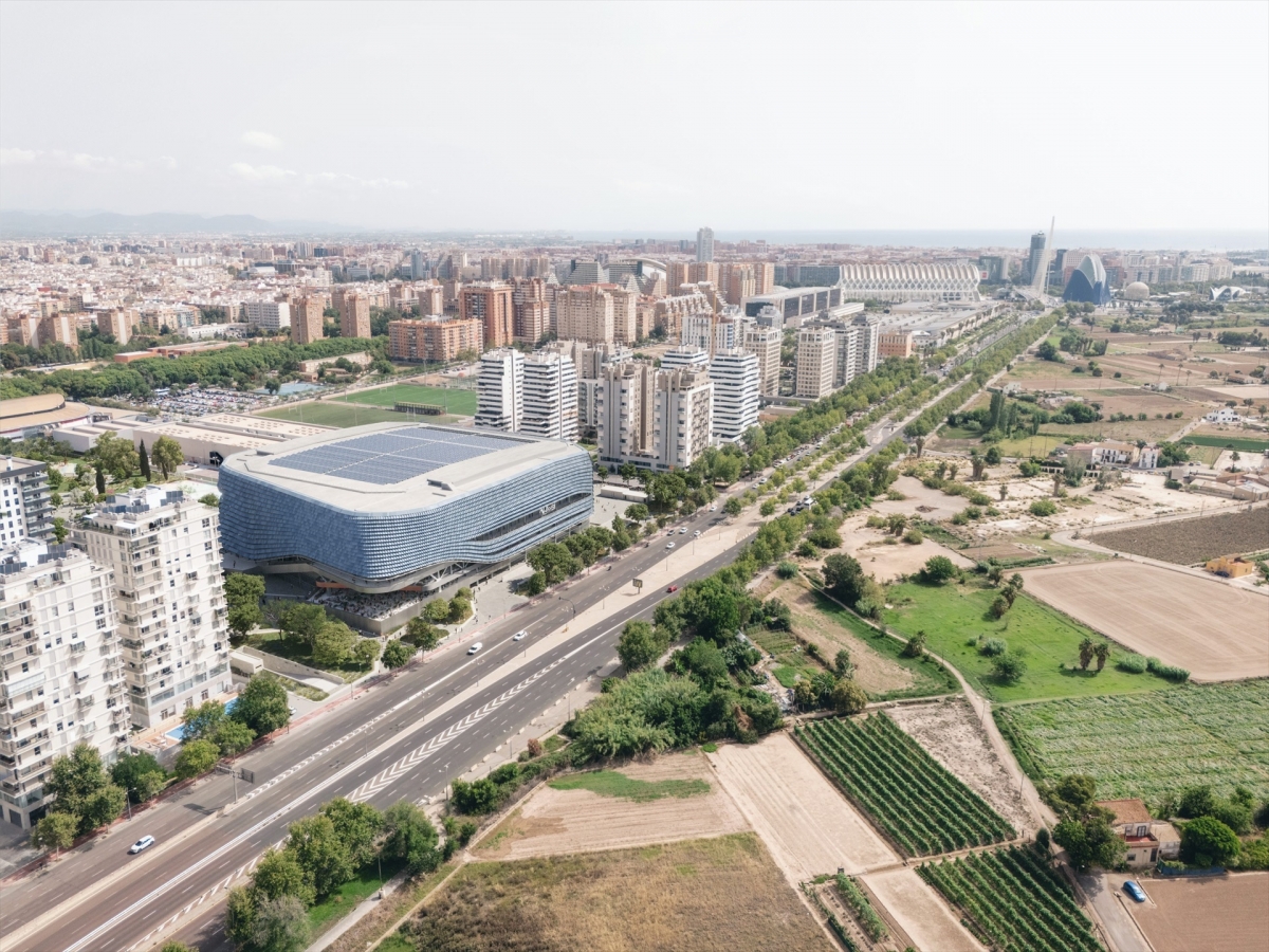El parque entre el Roig Arena, L'Alqueria y Fonteta será de 'L'afició del Valencia Basket'
