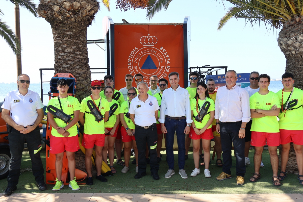 El Ayuntamiento de San Pedro del Pinatar pone en marcha el Plan Copla con 48 socorristas y 435.000 euros de inversión