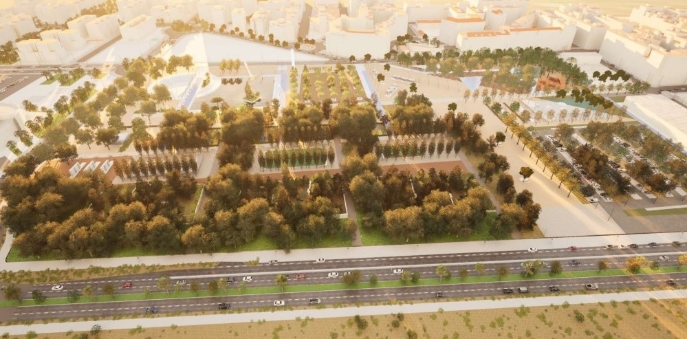 Infografía del futuro parque. - Infografía del futuro parque.