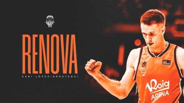 Xabi López-Arostegui renueva dos temporadas con Valencia Basket