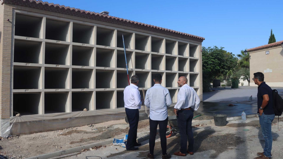 Benidorm amplía la capacidad del cementerio de Sant Jaume con la construcción de 40 nuevos nichos