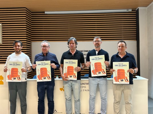 Presenten la nova Banda Jove Comarcal de la Vall d’Albaida impulsada per la FSMCV amb el suport de la Mancomunitat