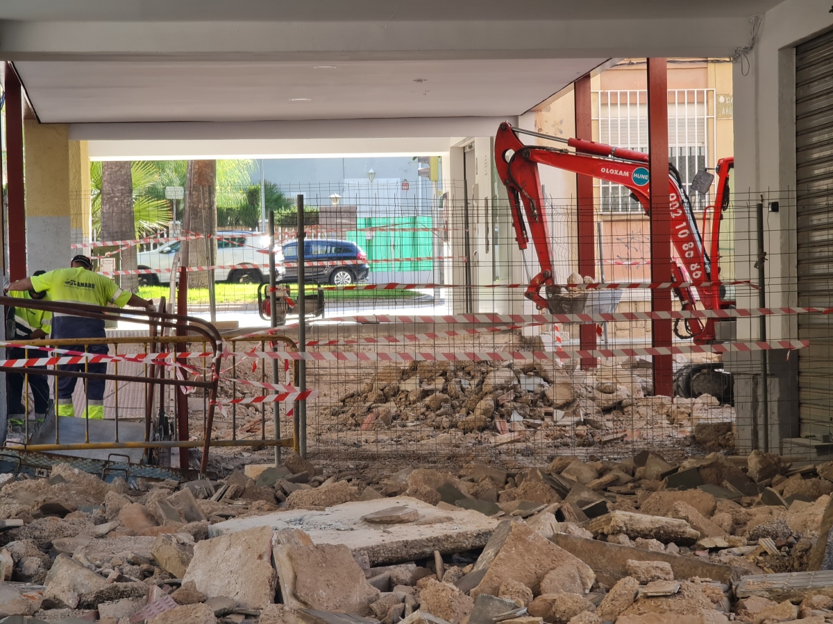 Elda inicia la remodelación de la calle Méjico, que ganará en accesibilidad