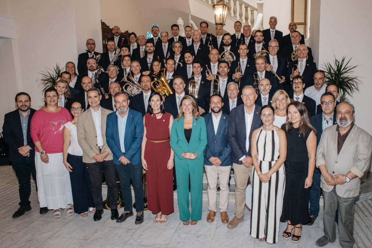 Castelló rinde homenaje a la Banda Municipal en el acto de conmemoración de su centenario
