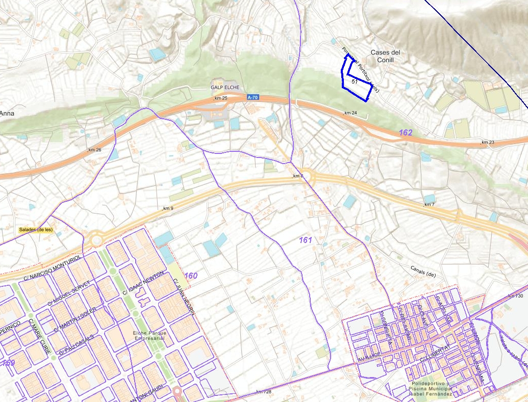 Una de las parcelas de ubicación del proyecto en Torrellano -