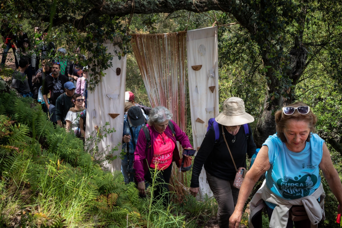 En Eslida, el arte se escucha y se mira en pleno bosque