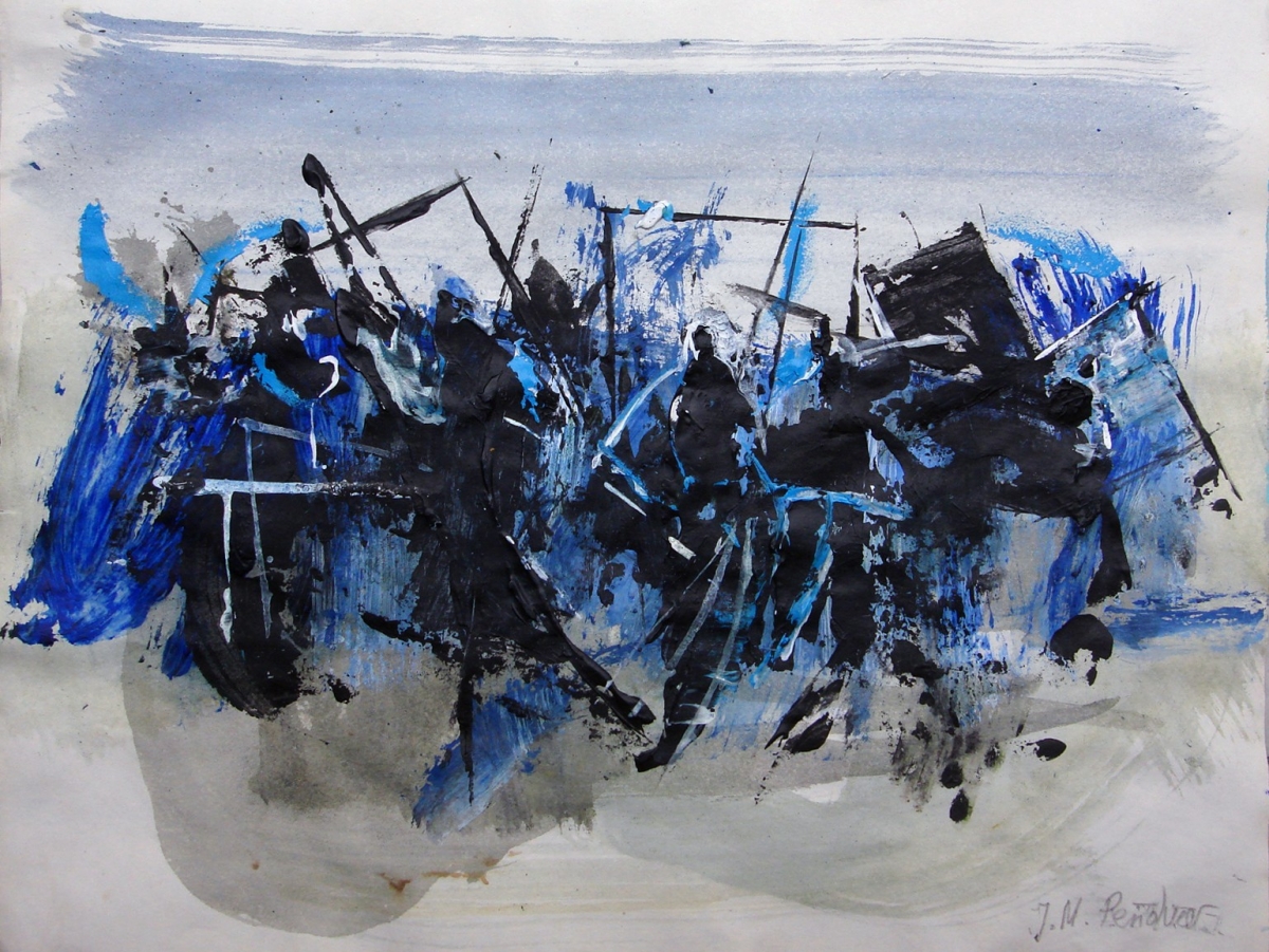 La galería Babel de Murcia ilustra con arte el siglo XIV de la historia de Murcia en su homenaje al 1.200 aniversario de la ciudad