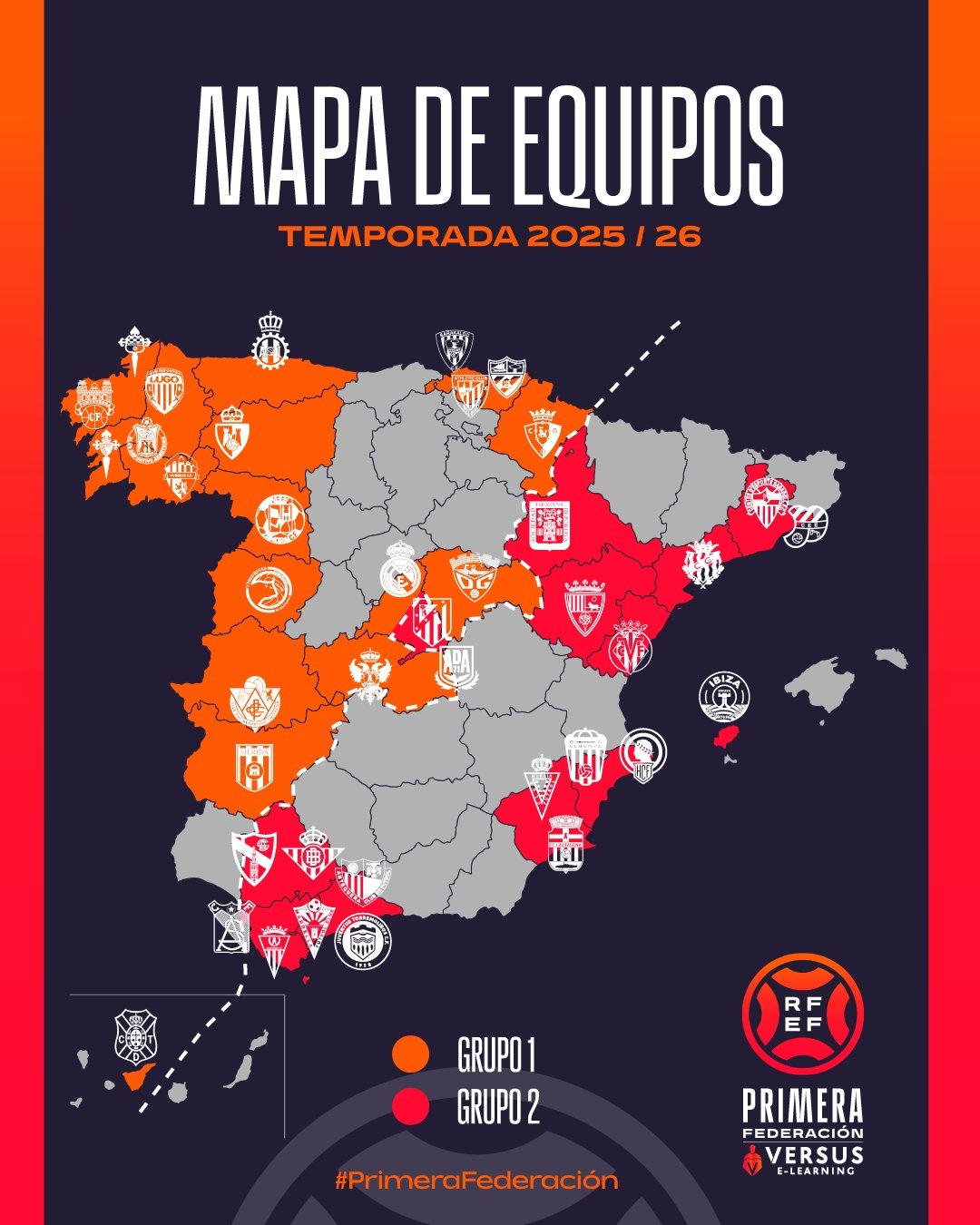 La Primera Federación 2025/26 ya está aquí
