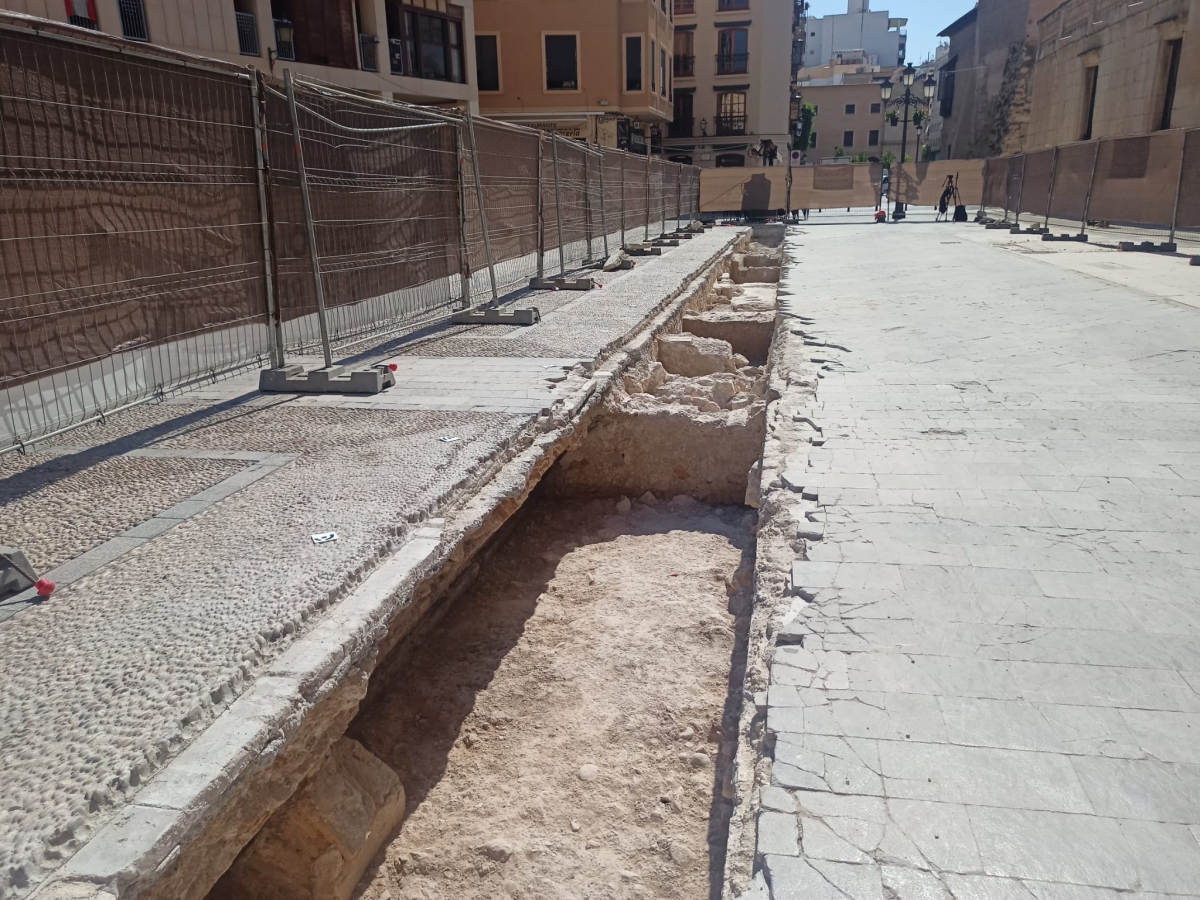 Excavaciones en la Plaza del Congreso Eucarístico -