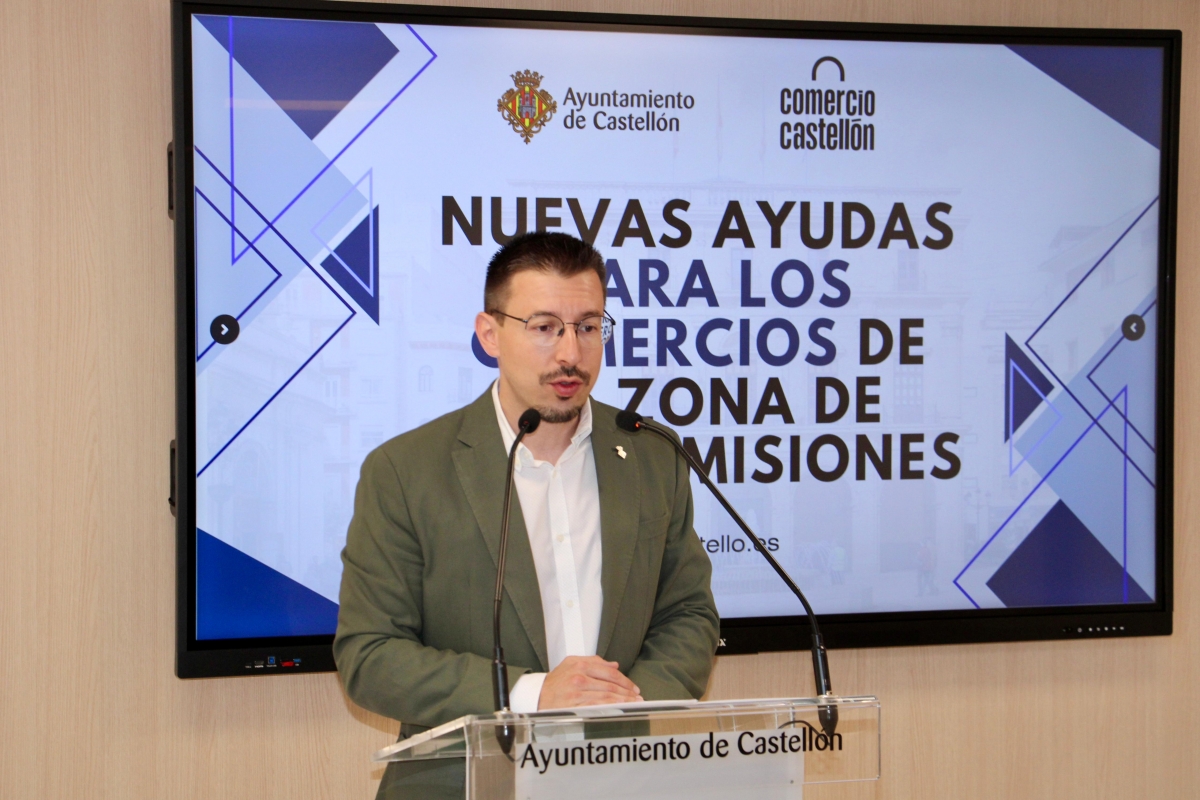 Alberto Vidal, concejal de Comercio de Castelló.