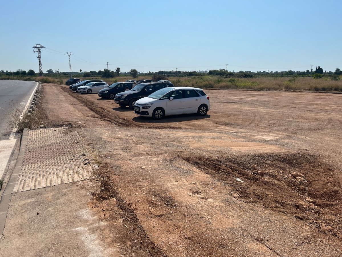 Burriana habilita un nuevo parking de 1.600m² ante el traslado provisional del CEIP Hortolans