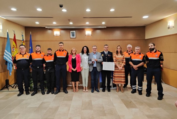 La Agrupación de Protección Civil de Tavernes, Medalla de Bronce al Mérito de Protección Civil