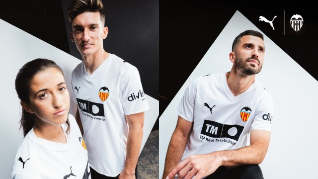 Valencia CF y Puma presentan la primera equipacion 2025-2026