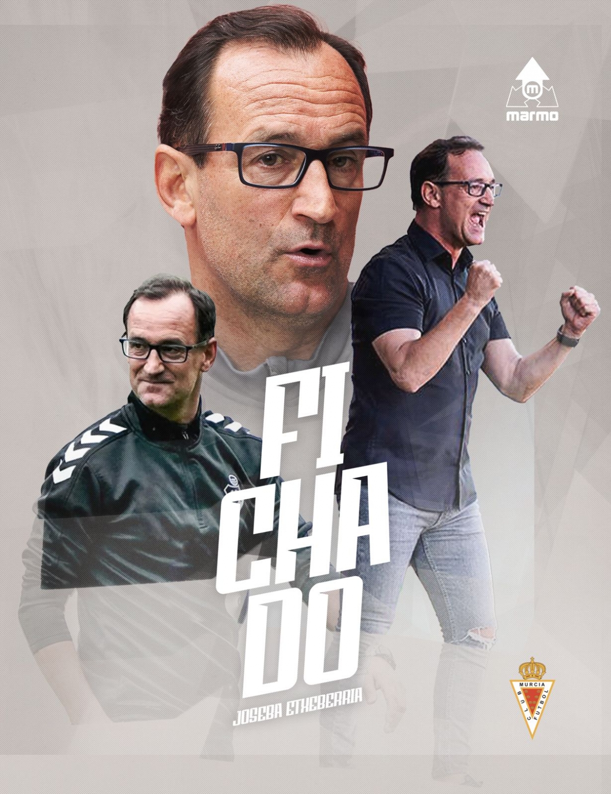 Joseba Etxeberria es por fin el entrenador del Real Murcia, al que llega para ascender