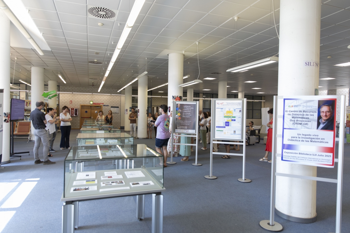 La UJI acoge una exposición sobre el legado de Guy Brousseau, pionero de la didáctica en matemáticas
