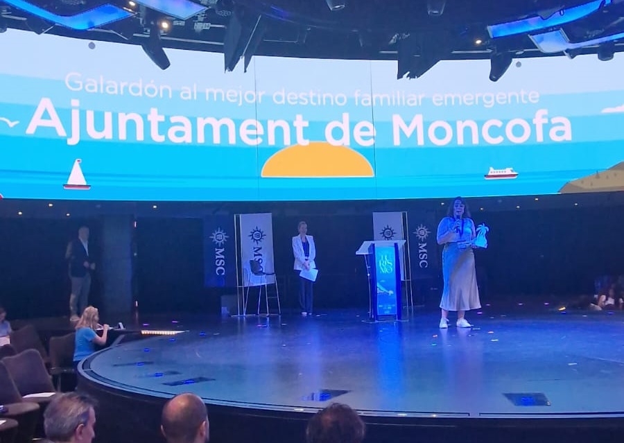Moncofa, reconocido como el mejor destino familiar emergente en la I Gala de Premios de Turismo 2025  