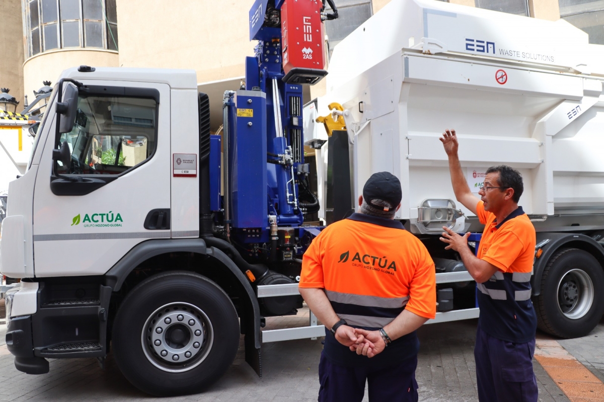 Empleados de Actúa en Yecla.