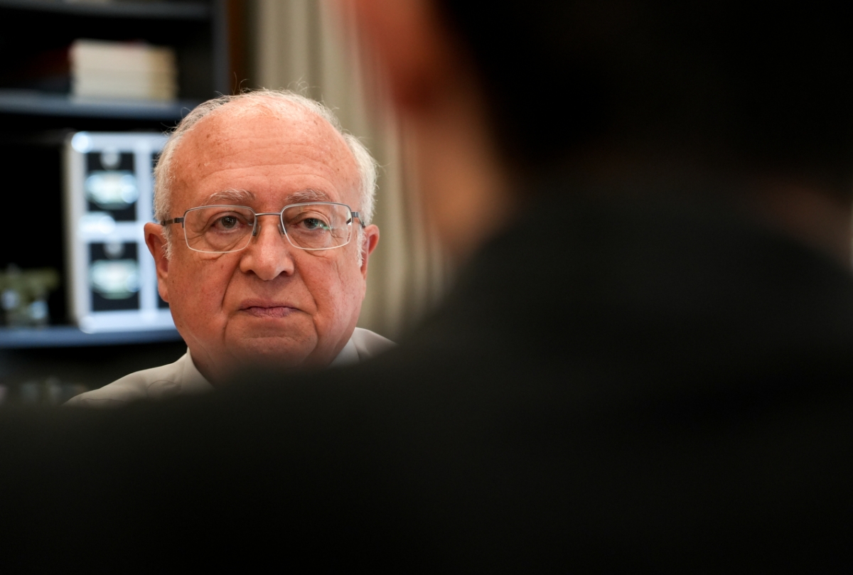 El gerente de Vielca Ingenieros, Vicente Candela, en sus oficinas