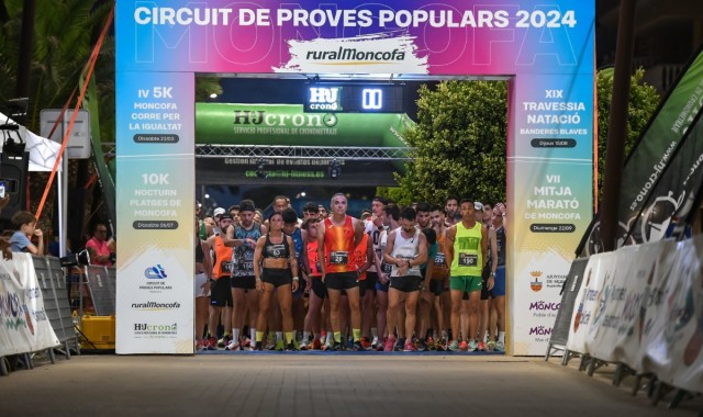 La 10K Nocturna de Moncofa bate récord de inscritos, 300, y cierra inscripciones anticipadas