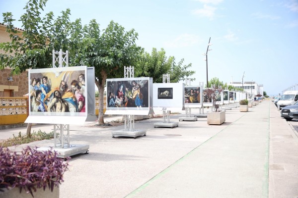 'El Prado en las calles' de Burriana: la avenida Mediterránea reúne 50 obras del museo nacional