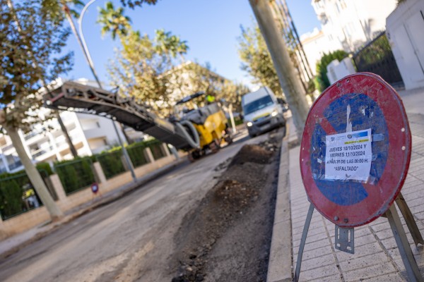 L'Alfàs del Pi rehabilita y asfalta los viales más degradados de la zona de l'Albir