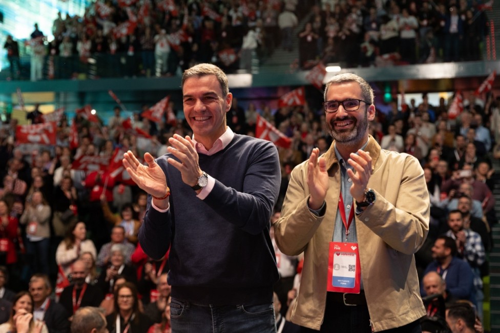 Francisco Lucas junto a Pedro Sánchez. - Foto: PSOE