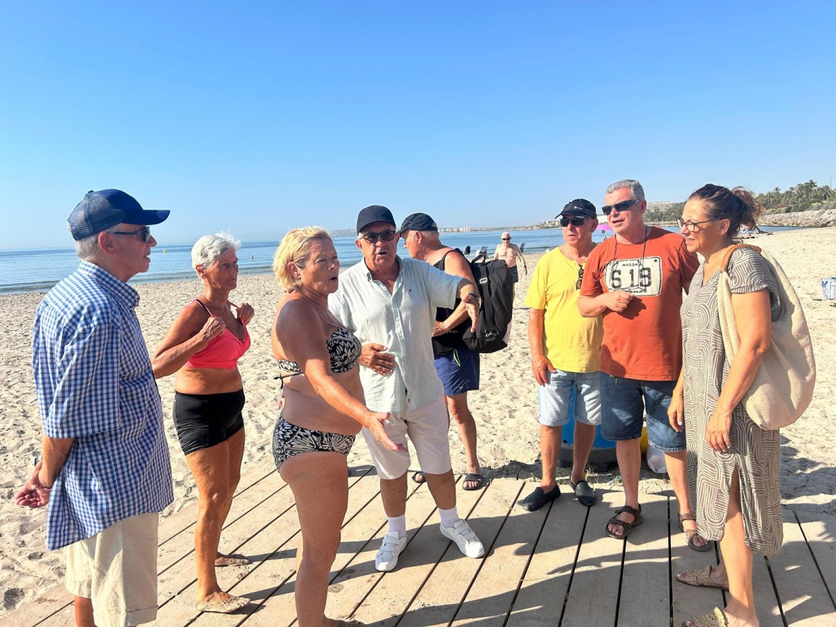 El grupo socialista reclama a Barcala que corrija las deficiencias de la playa de San Gabriel