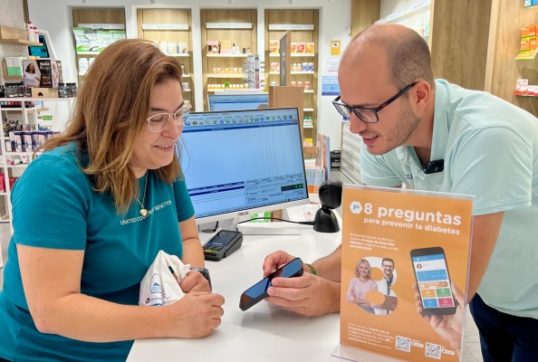 Hefame lanza un servicio digital que permitirá detectar el riesgo de diabetes tipo II en las farmacias F+

