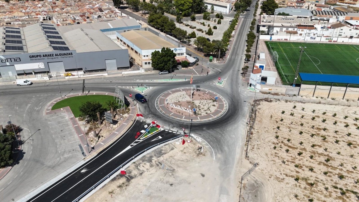 La carretera entre Alguazas y Campos del Río reabre al tráfico tras finalizar las obras de mejora y ampliación