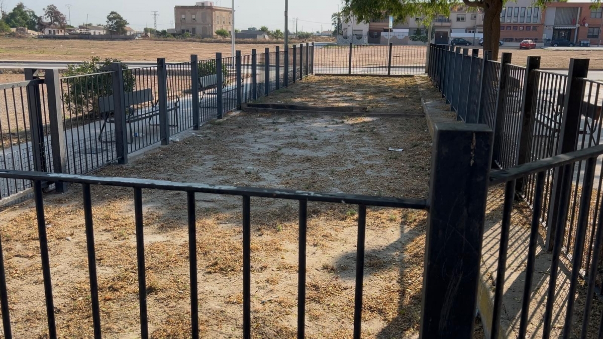 El PSOE de Cartagena denuncia el abandono del parque de San Félix y pide actuación inmediata