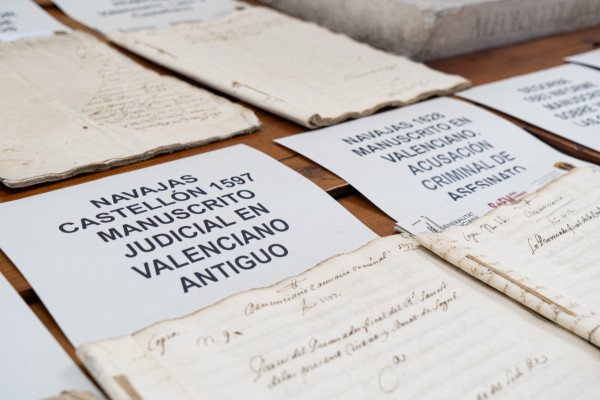 La Policía recupera 30 documentos de los siglos XVI y XVII pertenecientes al Archivo del Conde de Cirat