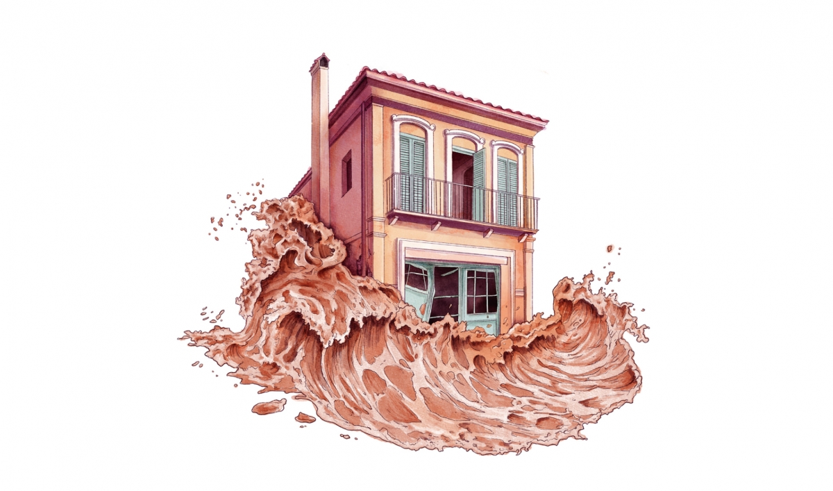 Ilustradores afectados por la Dana dibujan la lucha contra el cambio climático
