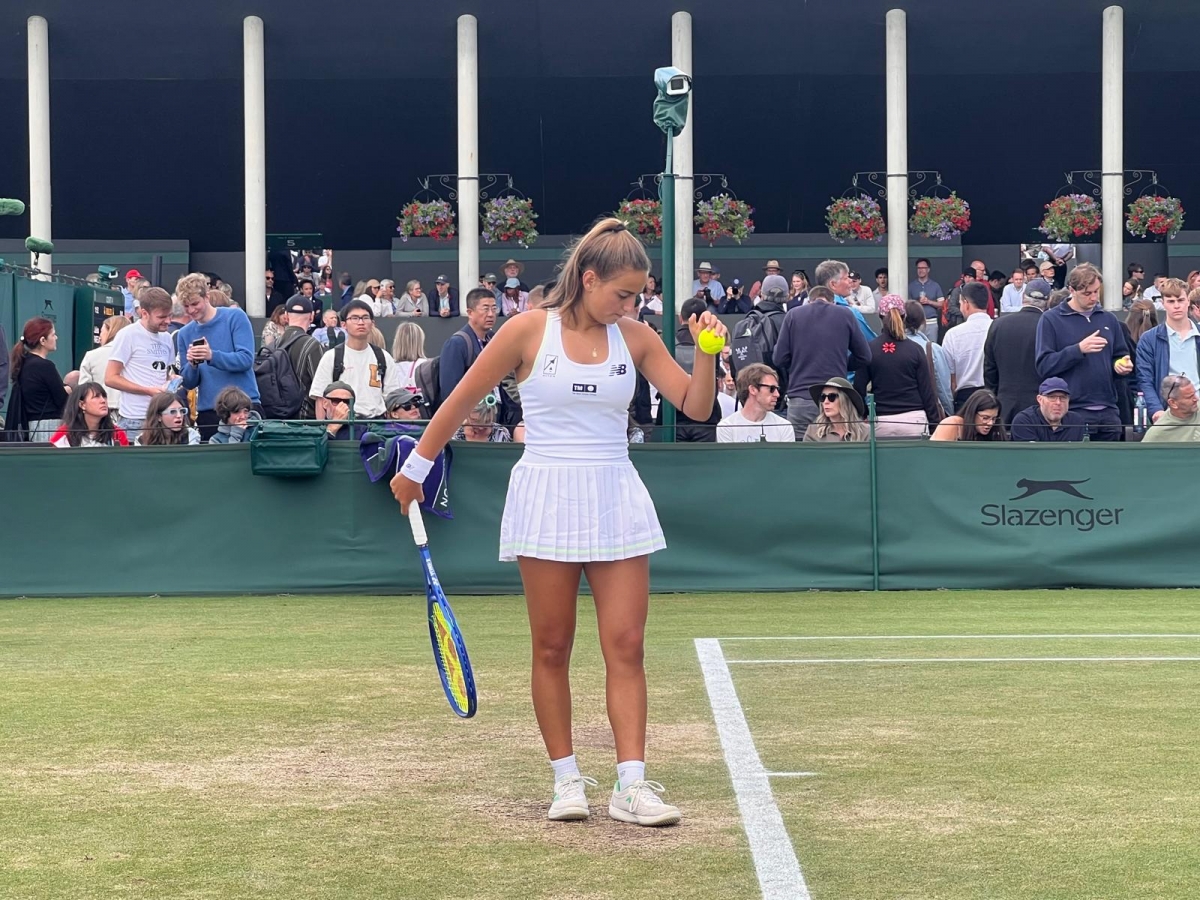 Charo Esquiva en Wimbledon 2025 - Foto: PLAZA Charo Esquiva en Wimbledon 2025