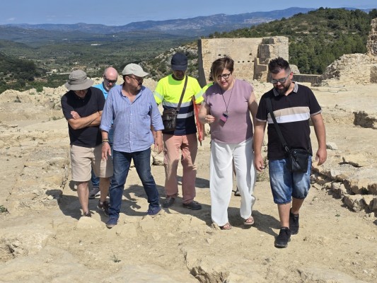 García Valls destaca que la restauración por 2 millones del Castell de Cervera supone una oportunidad para el desarrollo económico del municipio