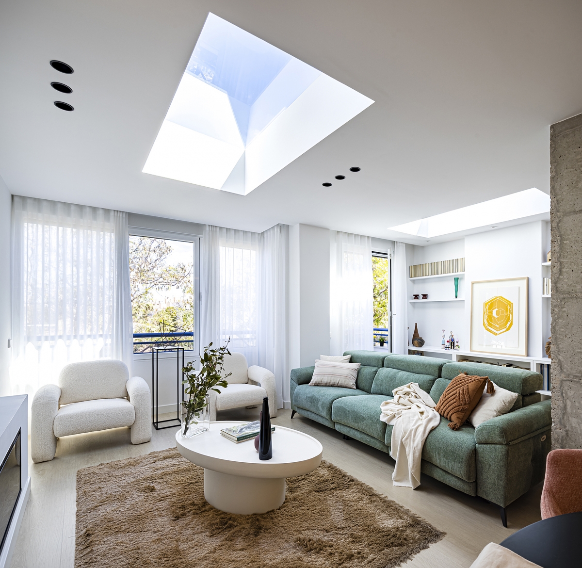 La casa que toca el cielo en Murcia y que echó a volar para vivir momentos especiales en familia