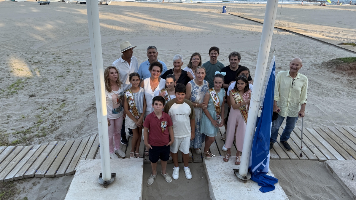 Benicàssim presume de sus playas: todas las de la localidad lucen el distintivo de la Bandera Azul
