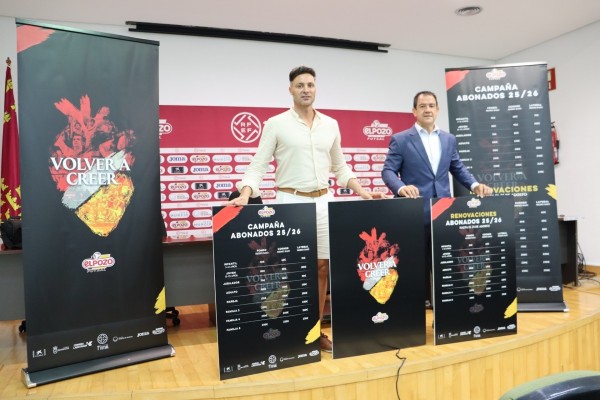 ElPozo Murcia, con los mismos precios en los abonos, apuesta por 'volver a creer'