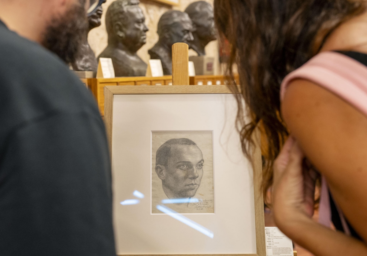 El último retrato de Miguel Hernández se custodia en Jaén
