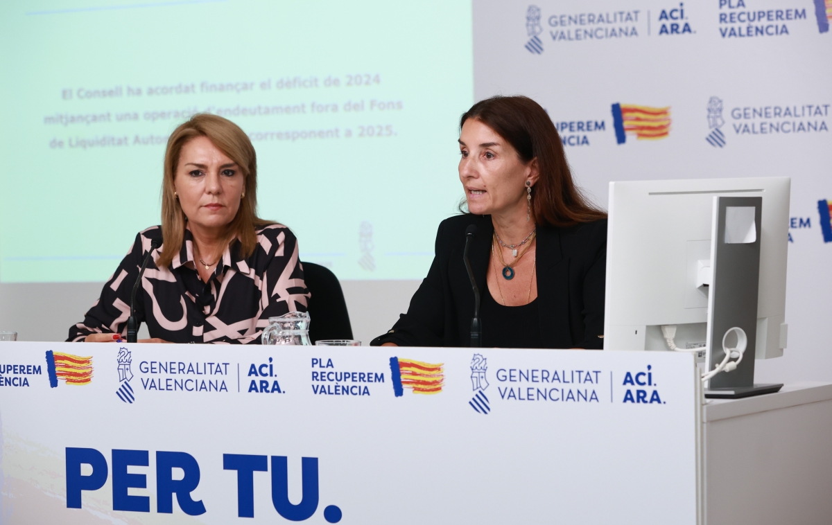 Susana Camarero y Ruth Merino, en la rueda de prensa de este martes. - Foto: GVA Susana Camarero y Ruth Merino, en la rueda de prensa de este martes.