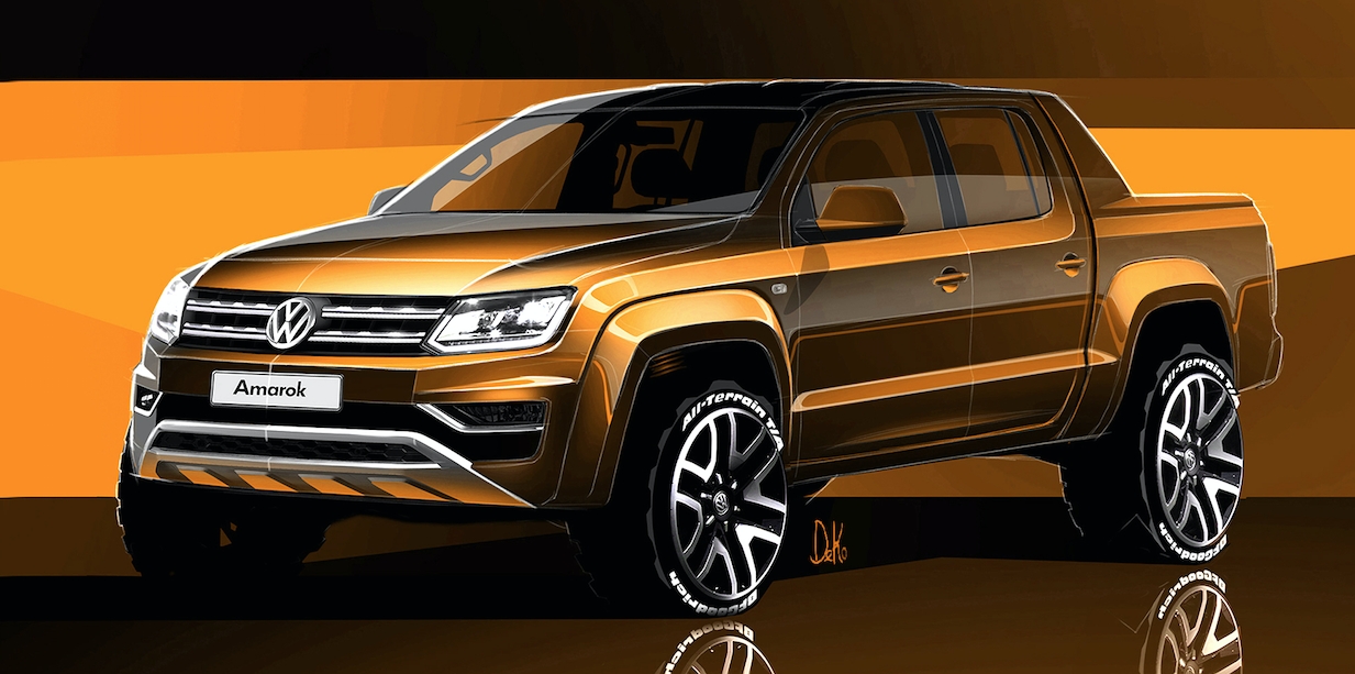 Volkswagen muestra las líneas del nuevo Amarok