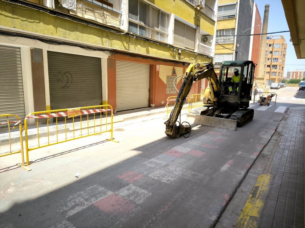 Benetússer inicia las obras de reurbanización en la calle Nuestra Señora del Socorro por 171.000 euros