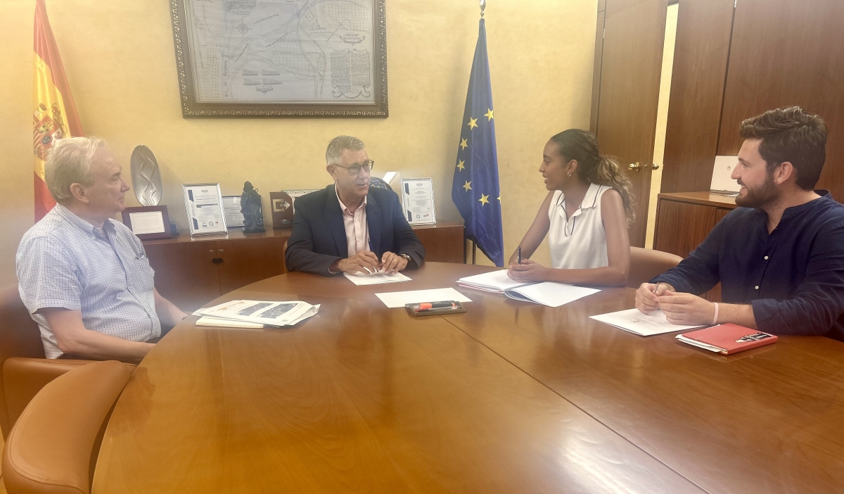La CHS presenta en Alhama alternativas para mitigar avenidas en la rambla del Molino y proyecta diques en su cuenca